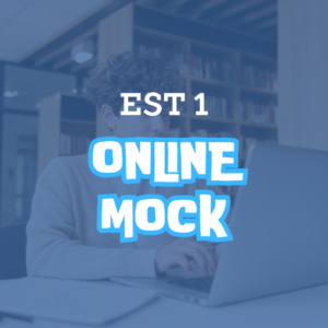EST 1 Mock | 27 Nov/28 Nov 2025